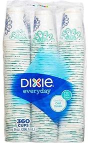 img 3 attached to 🥤 360 штук Коллекция стаканов Dixie Cold 9 унций - Найди свой стиль!