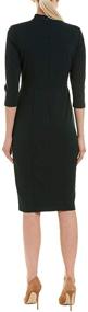 img 1 attached to 🌟 Stunning Donna Morgan Women's Knotted Crepe Sheath Dress: Elegant and Flattering