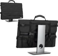 curmio computer monitor carrying patented logo
