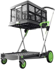 img 4 attached to 🛒 Convenient Collapsible Folding Trolley Shopping Assistant