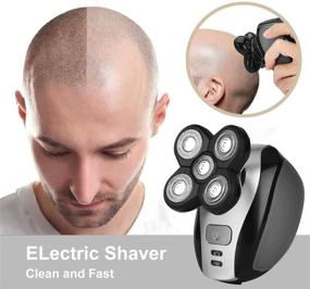 img 3 attached to Electric Shavers Rechargeable Waterproof Nose Hair Face Cleaning Brush