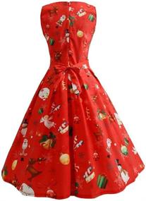 img 2 attached to Vintage Rockabilly Cocktail Women's Clothing with Alljoin Christmas Theme