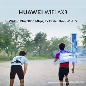 img 2 attached to 📶 HUAWEI AX3 Dual-core Gigabit Rate Smart WiFi Router – Global Version | 3000Mbps, WiFi 6 Plus, 2.4GHz/5GHz Dual-Band Wireless Internet Router