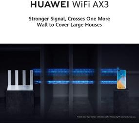 img 1 attached to 📶 HUAWEI AX3 Dual-core Gigabit Rate Smart WiFi Router – Global Version | 3000Mbps, WiFi 6 Plus, 2.4GHz/5GHz Dual-Band Wireless Internet Router