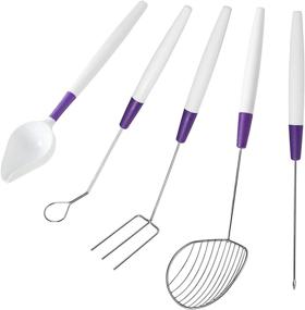 img 4 attached to 🍬 Wilton Candy Melts Decorating Dipping Tool Set, 5-Piece – Optimize Your Candy Decorations