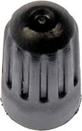 🔒 dorman 609-154 tpms long black plastic sealing valve stem cap - pack of 50: reliable tire pressure monitoring valve covers logo