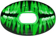 battle x ray oxygen mouthguard green logo