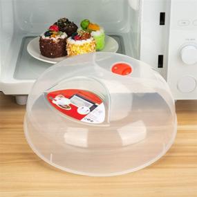 img 3 attached to 🍽️ Dishwasher-Safe Microwave Plate Cover - Food Service Equipment & Supplies