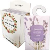 🌸 liffly lavender scented sachets bags - set of 8 with hanger for drawers and closets - ideal xmas gift логотип