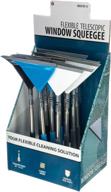 se window squeegees - assorted colors, flexible telescopic design (12 pack) - ebd2705-12 logo