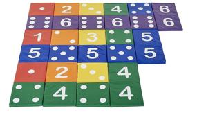 img 3 attached to ECR4Kids ELR 12691 SoftZone Reversible Dominoes
