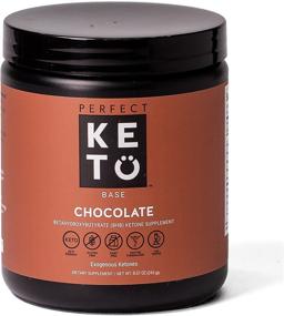 img 4 attached to Chocolate Exogenous Ketones Powder: BHB Beta-Hydroxybutyrate Salts Supplement - Ultimate Fuel for Energy Boost, Mental Performance | Ideal for Ketosis: Mix in Shakes, Milk, Smoothie Drinks | 8.57 oz (243 grs)