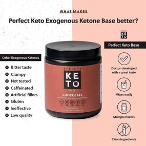 img 1 attached to Chocolate Exogenous Ketones Powder: BHB Beta-Hydroxybutyrate Salts Supplement - Ultimate Fuel for Energy Boost, Mental Performance | Ideal for Ketosis: Mix in Shakes, Milk, Smoothie Drinks | 8.57 oz (243 grs)
