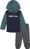 nautica pieces hooded pullover heather boys' clothing and clothing sets logo