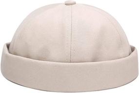 img 4 attached to Cotton Docker Cap for Men and Women by Zegoo