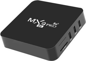 img 2 attached to 📺 MXQ PRO 5G Android TV Box: Upgraded Version with Wireless Mini Keyboard, Android 10.1, 2GB RAM, 16GB ROM, H.265 HD 3D, Dual Band WiFi, Quad Core, Home Media Player