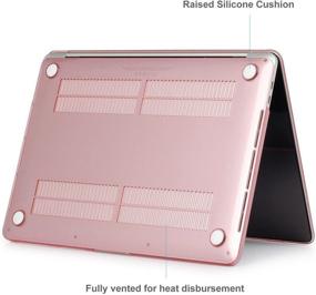 img 1 attached to 👝 ProCase MacBook Pro 15 Case 2019 2018 2017 2016 Release A1990/A1707 - Clear Pink: Shell Cover & Keyboard Cover for MacBook Pro 15" (2019/2018/2017/2016) with Touch Bar & Touch ID