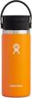 hydro flask wide flex clementine logo