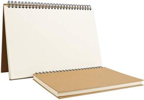 img 3 attached to 📚 Premium Spiral Sketchbook: High-Quality 140Gsm Drawing Sheets