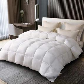 img 4 attached to Enmujoy Comforter Alternative Bedding Hypo Allergenic Bedding