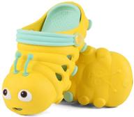 kiyoh comfortable little kids clogs: soft toddler sandals with cute caterpillar design - perfect for girls and boys logo