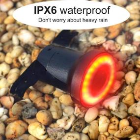 img 1 attached to 🚴 Ultra Bright Smart Bike Tail Light: USB Rechargeable, Auto On/Off, Waterproof LED – Perfect for All Road Bikes!