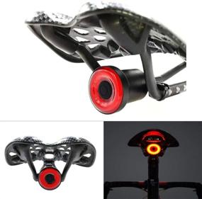 img 3 attached to 🚴 Ultra Bright Smart Bike Tail Light: USB Rechargeable, Auto On/Off, Waterproof LED – Perfect for All Road Bikes!