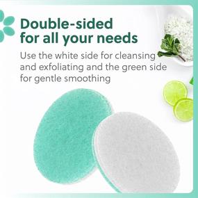 img 3 attached to 🧽 Deep Cleansing & Regular Exfoliating Body Sponge - 6 Pack of Double-Sided Buff Puff Style Pads for All Skin Types - Perfect for Dead Skin & Dirt Removal