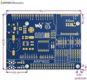 img 1 attached to 🔌 Arpi600 IO Expansion Board for Raspberry Pi 4 3 2 1 Model B B+ A+ Plus - Supports Arduino Xbee Module and Various Interfaces