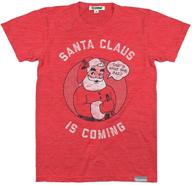 🎅 men's christmas shirt with santa claus print - festive clothing logo