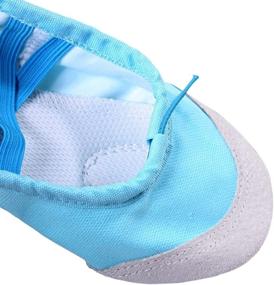 img 2 attached to 👯 DoGeek Ballet Shoes: Stylish Canvas Slipper for Toddler to Women in Multiple Colors