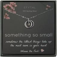 👩 efytal new mom gifts: sterling silver necklace - perfect mother & baby girl/boy jewelry gift for first time mom on mother's day logo