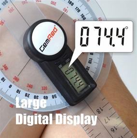 img 3 attached to ✨ Enhanced Accuracy with GemRed Digital Protractor Orthopedic Goniometer: The Ultimate Measurement Tool for Orthopedics