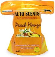 🥭 heavy duty air freshener pads - eliminate tough odors with professional grade (pack of 60) (peach mango) logo