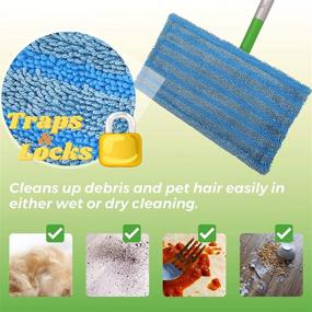 img 1 attached to Reusable Swiffer Microfiber Washable Cleaning