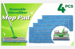 img 4 attached to Reusable Swiffer Microfiber Washable Cleaning