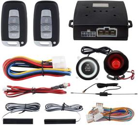 img 4 attached to 🚘 EASYGUARD EC003N-K Car Alarm System with Keyless Entry, Remote Engine Start/Stop, Push Start/Stop, Automatic Door Lock/Unlock, Universal Version - Suitable for Most dc12v Cars