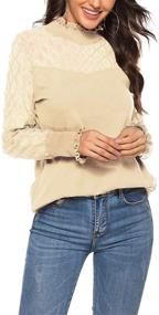 img 2 attached to ZHENWEI Girls Round Sleeve Blouse: Stylish and Comfortable Girls' Clothing in Tops, Tees & Blouses