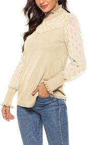 img 1 attached to ZHENWEI Girls Round Sleeve Blouse: Stylish and Comfortable Girls' Clothing in Tops, Tees & Blouses