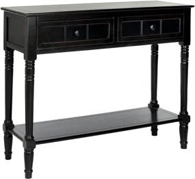 img 1 attached to Safavieh American Collection Samantha Distressed Furniture and Accent Furniture
