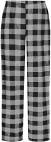 img 3 attached to DOKKIA Flannel Bottoms: Ultimate 🏖️ Comfort for Men's Sleepwear and Loungewear