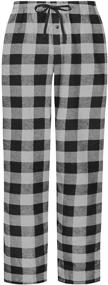 img 4 attached to DOKKIA Flannel Bottoms: Ultimate 🏖️ Comfort for Men's Sleepwear and Loungewear