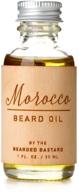 🧔 morocco beard oil: all-natural facial hair care with jojoba, argan, and broccoli seed essential oils - 1 ounce logo