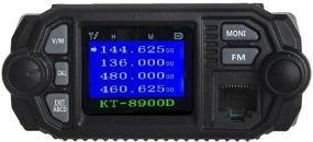 img 3 attached to 📻 Enhanced QYT KT-8900D Mobile Transceiver: 25W, VHF 144-148MHz, UHF 420-450MHz, Dual Band Quad Standby Mini Car Radio