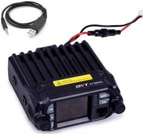 img 4 attached to 📻 Enhanced QYT KT-8900D Mobile Transceiver: 25W, VHF 144-148MHz, UHF 420-450MHz, Dual Band Quad Standby Mini Car Radio