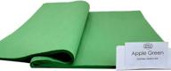 🍏 apple green gift wrapping tissue paper for gift bags, paper flower, party decoration - 96 sheets, 15" x 20" - colorsofrainbow logo