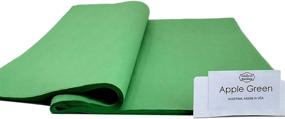 img 2 attached to 🍏 Apple Green Gift Wrapping Tissue Paper for Gift Bags, Paper Flower, Party Decoration - 96 Sheets, 15" x 20" - ColorsOfRainbow