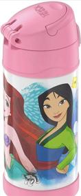 img 1 attached to 👑 Thermos 12 oz. Kid's Funtainer Insulated Water Bottle - Princess: Perfect for Royal Little Ones on the Go!