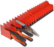 🔧 mltools pliers and cutters organizer pro – non-slip rubber base – fuel and solvent resistant – durable and long-lasting tool storage box rack – set of 2 plier and cutter organizers – made in usa , p8248 logo