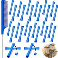 plastic perming curlers rollers hairdressing logo
